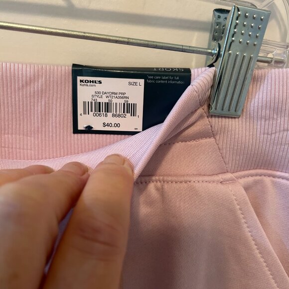 Tek Gear Mid Rise Light Pink Skort Size Large - Picture 4 of 7